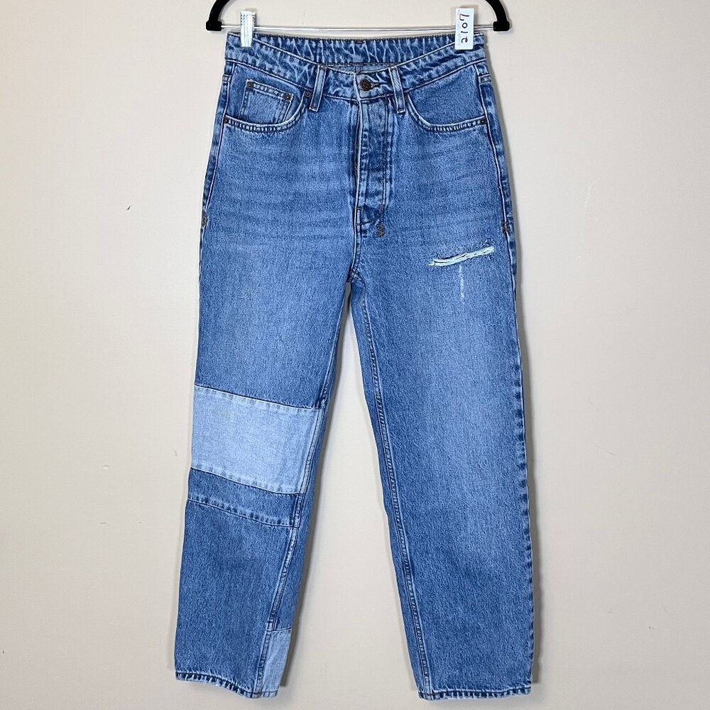 Ksubi Brooklyn Reversed Straight Leg Button Fly Jeans - Women's Size 28*28